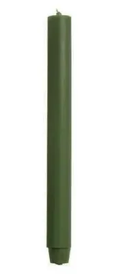 Produktbild von Rustik Lys Dinnerkerzen 2,6 × 30 cm – Dunkelwaldgrün – 1 Stück