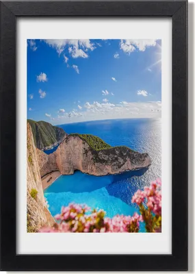 Produktbild von Bild 20x30 MDF-Rahmen, Wandkunst Zakynthos Griechenland