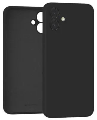 Productafbeelding van Rtuťvrije Siliconen Hoesje Voor Samsung A05 A055, Zwart/Zwart