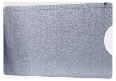 Produktbild von Kartenhülle CardTresor Casual Edelstahl, gebürstet, RFID/NFC-Schutz