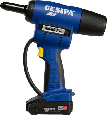 Produktbild von Gesipa Akku-Blindniet-Setzgerät AccuBird Pro + 1 Akkupack 18 V Li-Ion, 2 Ah + Ladegerät + L-Boxx