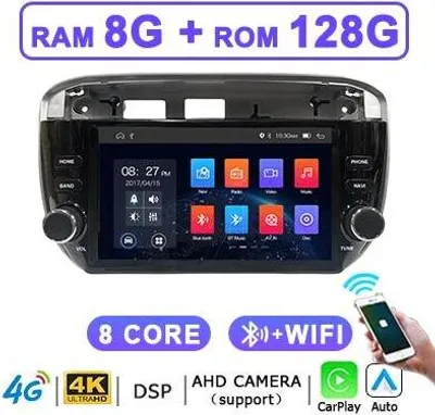 Obrázek produktu pro Autorádio, kabely CarPlay, Multimediální přehrávač, CBL-8G128G-CP