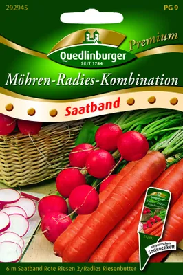 Produktbild von Saatband Möhren-Radies-Kombination