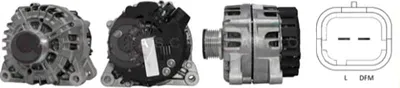 Produktbild von CASCO CAL15079GS Lichtmaschine Generator LiMa 180A 12V für CITROËN C5 III Kombi (RW) passend für PEUGEOT 308 SW I (4E, 4H) PARTNER Tepee 3008 (0U)