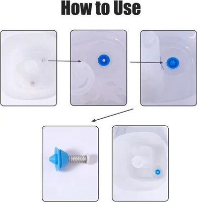 Produktbild von Silikonische Dichtungen für Luftbefeuchterplugsatz, Set aus 4 Stücken