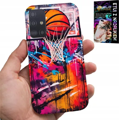 Immagine prodotto di Custodia Per Samsung Galaxy M31S - Basket Nba Street Graffiti Basket Fan