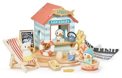 Produktbild von Tender Leaf Toys Strandhaus Sandy, Spielzeug aus Holz, für Kinder 7508379
