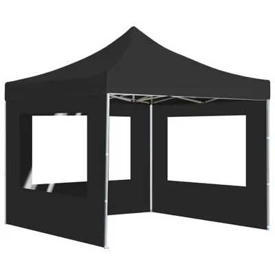 Immagine prodotto di Gazebo Pieghevole con Pareti in Alluminio 3x3 m Antracite