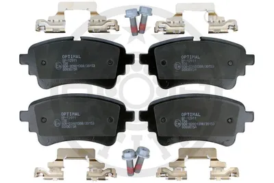 Produktbild von OPTIMAL Bremsbeläge Satz Hinten Bremsklötze für AUDI A4 B9 Avant (8W5, 8WD) BP-12911