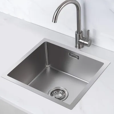 Zdjęcie produktu dla LOMAZOO zlewozmywak Oberon 45 × 40 cm, stal satynowa