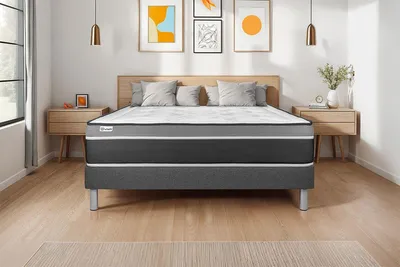 Produktbild von Matratzenset VITAL CARE 180 x 200 cm Bettrahmen Kit grau