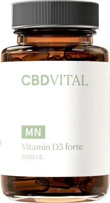 Produktbild von Vitamin D3 forte | Natürlich & hochdosiert | 60 Kapseln