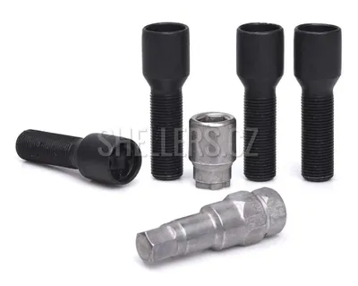 Obrázek produktu pro Pojistné bezpečnostní šrouby M14x1,25x40 kužel, klíč 17/19,  SICUTUNE BVT740, černé