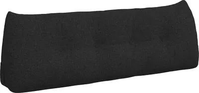 Immagine prodotto di vidaXL Cuscino per lo schienale nero 140 x 24 x 50 cm in tessuto