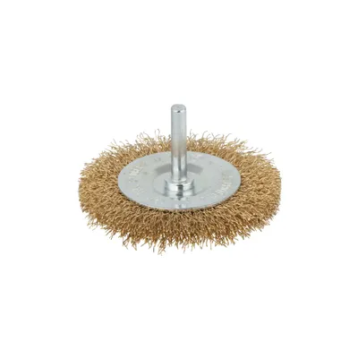 Zdjęcie produktu dla Szczotka tarczowa mosiężna Wolfcraft® Ø75 mm