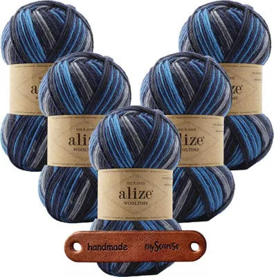 Produktbild von 5 x ALIZE WOOLTIME 11011 MIT LABEL