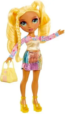 Image de Poupée Mannequin Rainbow High Theme Mode Sunny, Poupée 27cm, Personnage à Collectionner