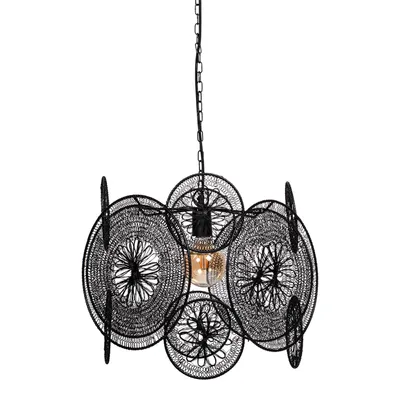 Immagine prodotto di Lampada A Sospensione Ptmd Desh Nera 40 Cm