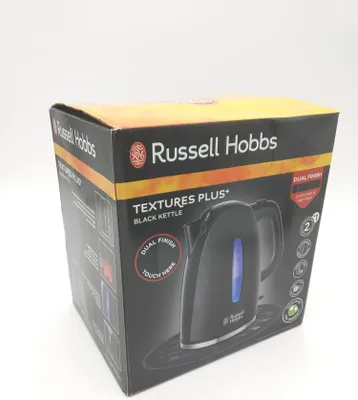 Immagine prodotto di Bollitore RUSSELL HOBBS Textures Plus 1,7 litri 2400 watt nero