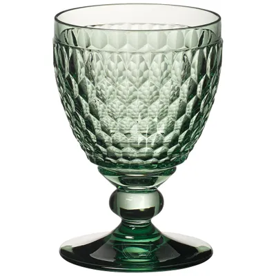 Obrázek produktu pro Villeroy & Boch Boston Coloured, Sklenice na červené víno, Starožitná sklenice, Sklo, Zelená, 310 ml, 13,2 cm