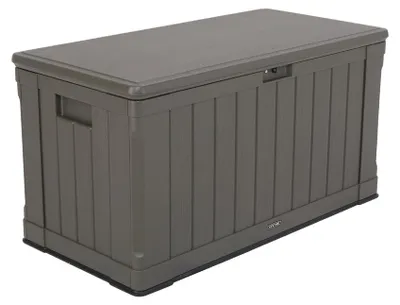 Produktbild von Lifetime Kunststoff Gartenbox 440 L Auflagenbox & Gartentruhe Braun 64x128x67 cm