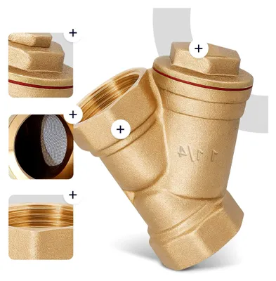 Produktbild von Schmutzfänger Y-Filter 1 1/4'' IG aus Messing