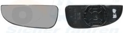 Produktbild von Van Wezel Außenspiegelglas rechts unten beheizbar für Citroen Fiat Peugeot
