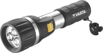Immagine prodotto di Varta 45198 LED Day Light (16610), grigio-argento - pratica torcia con raggio d'azione di 42 m