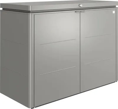 Produktbild von Biohort Highboard Eleganter Gartenschrank aus Metall Gr. 160 quarzgrau- metallic
