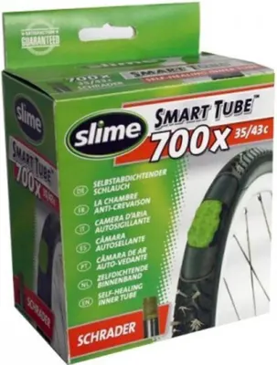Zdjęcie produktu dla Slime 802739, Zawór Schradera, 700c, 35 - 43 mm, 3 mm, Czarny, 65 mm
