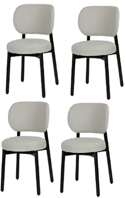 Immagine prodotto di Set di sedie – Moderna sedia da pranzo bianca e sedia imbottita per la tua sala da pranzo