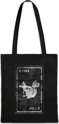 Produktbild von Urban Backwoods Tarot The Happy Squirrel, Stofftasche, Farbe: Schwarz