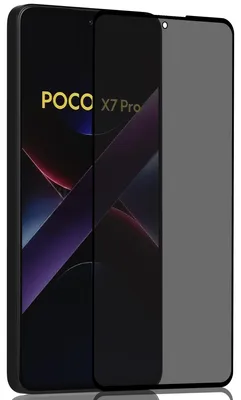 Obrázok produktu pre 1-balenie Xiaomi Poco X7 Pro Ochranné sklo na displej Privacy - Tvrdené sklo 9H - Super kvalita 3D