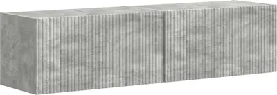 Obrázek produktu pro vidaXL TV nástěnná skříňka 2 ks beton 60 x 31 x 29,5 cm materiál na bázi dřeva