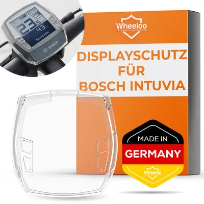 Produktbild von WHEELOO E-Bike Displayschutz für Bosch Intuvia Display | Transparent & wasserdicht | Stoß- und Kratzschutz I UV-Beständig I Display Schutzhülle Ebike