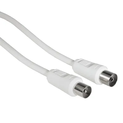 Produktbild von Hama 00011905, 3 m, Coaxial M, Coaxial FM, Weiß