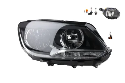 Immagine prodotto di Fari compatibili per VW Touran 1T, dal 05/2010, lato destro. Codici lampade: 1T1941006G, 1T1941006D, 1T1941006F, 1T1941006H. Johns