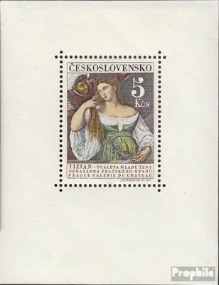 Produktbild von Briefmarken Tschechoslowakei 1965 Mi Block22 (kompl.Ausg.) postfrisch Prager Burg