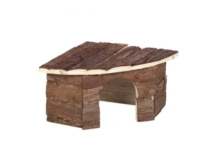 Immagine prodotto di Nobby WOODLAND casetta in legno per roditori "Patty" 32 x 13 x 21 cm