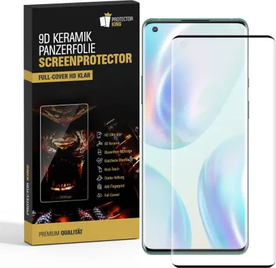 Produktbild von 3x Panzerfolie für Oneplus 9 Pro FULL-CURVED KERAMIK Displayschutz Schutzfolie Displayfolie Folie ANTI-SHOK ANTI-BRUCH-ANTI-STOß