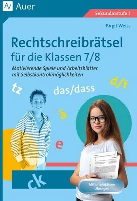 Obrázek produktu pro Rechtschreibrätsel für die Klassen 7-8