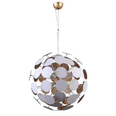 Zdjęcie produktu dla Żyrandol Italux Mailone nowoczesny biały AD20180/6B WH+GD