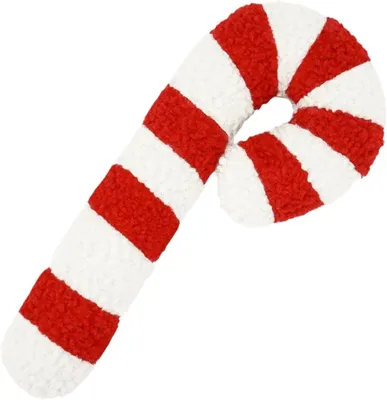 Produktbild von Weihnachts-Zuckerstange Kissen, sš¹?es Weihnachts-Zuckerstangen-Sofakissen, weiches Zuckerstangen-Plš¹schkissen, wiederverwendbares sš¹?es Sofakissen, Weihnachtskissen (Zuckerstange 21In)