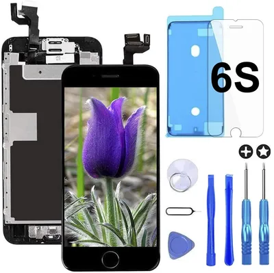 Produktbild von Display für iPhone 6s Schwarz 4,7" LCD Bildschirm Touchscreen Digitizer