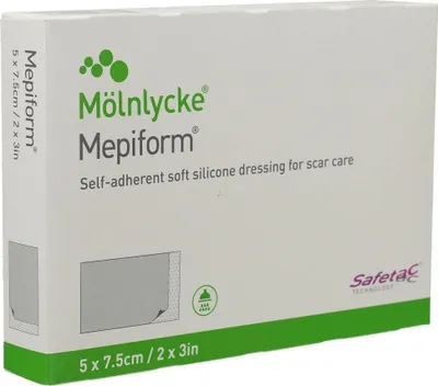 Produktbild von Mepiform 5x7,5 cm Verband 5 St