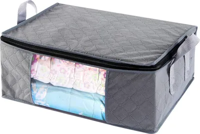 Produktbild von Tragbarer Haushalts-Organizer aus Vliesstoff, platzsparend, Kleiderorganizer, Aufbewahrungstasche für Decken, Aufbewahrungsbox