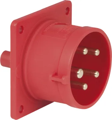 Produktbild von PCE CEE 16 A/400 V 5-pin Socket male Rot - IP44