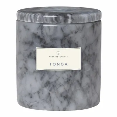 Produktbild von Blomus Duftkerze FRABLE, Marmor-Duftkerze, Kerze, Mamor, sharkskin, 11 cm, 69235