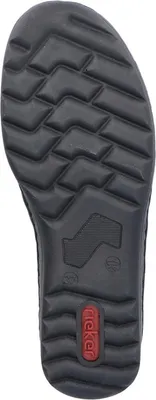 Produktbild von Rieker Damen Slipper extra weit geschnitten und mit weicher Decksohle 48961, Größe:41 EU, Farbe:Grau