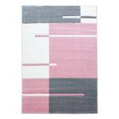 Image de Homebyhome Tapis Design pour Salon Moderne Doux à Poils Courts Découpe Contour Entretien Facile, Taille: 80x300 cm